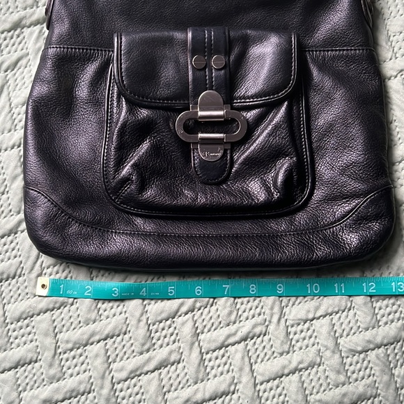 Black leather B.Makowsky purse - Picture 10 of 12